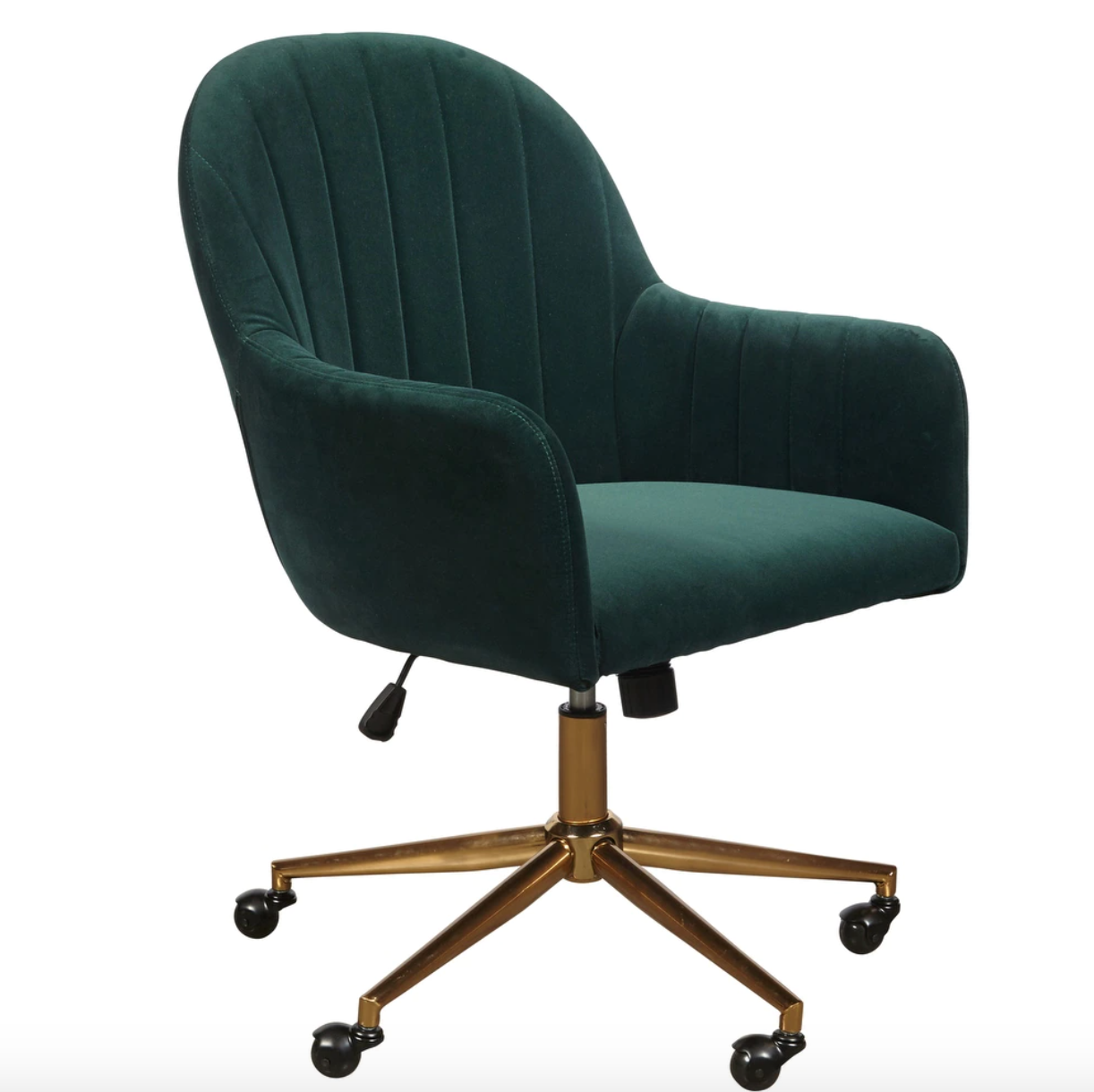 velvet green chair