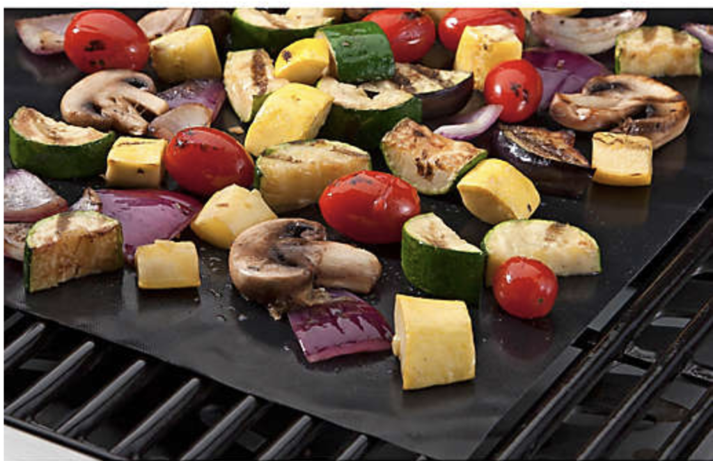 summer vegetables on the grill
