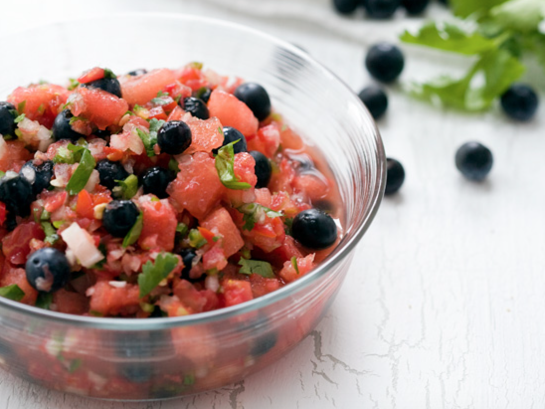 watermelon recipes blueberry salsa