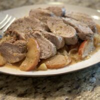 Easy-To-Make Pork Tenderloins With Apples