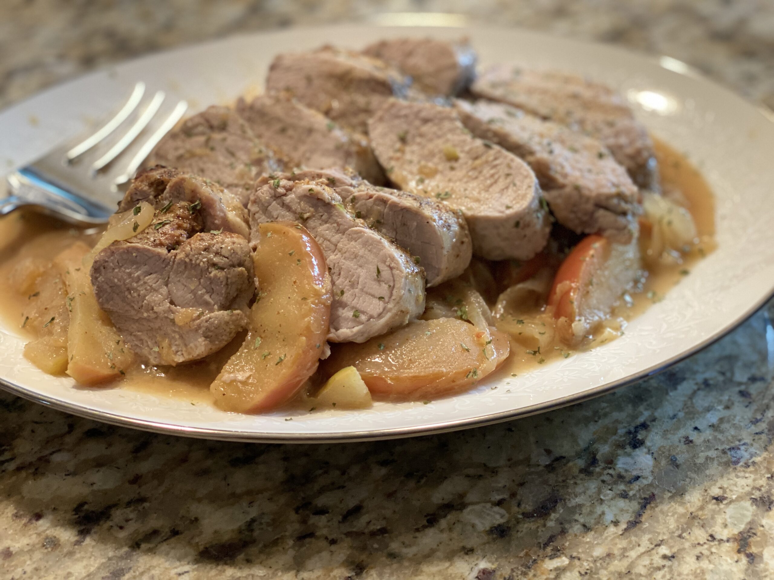 EasyToMake Pork Tenderloins With Apples Just Jill