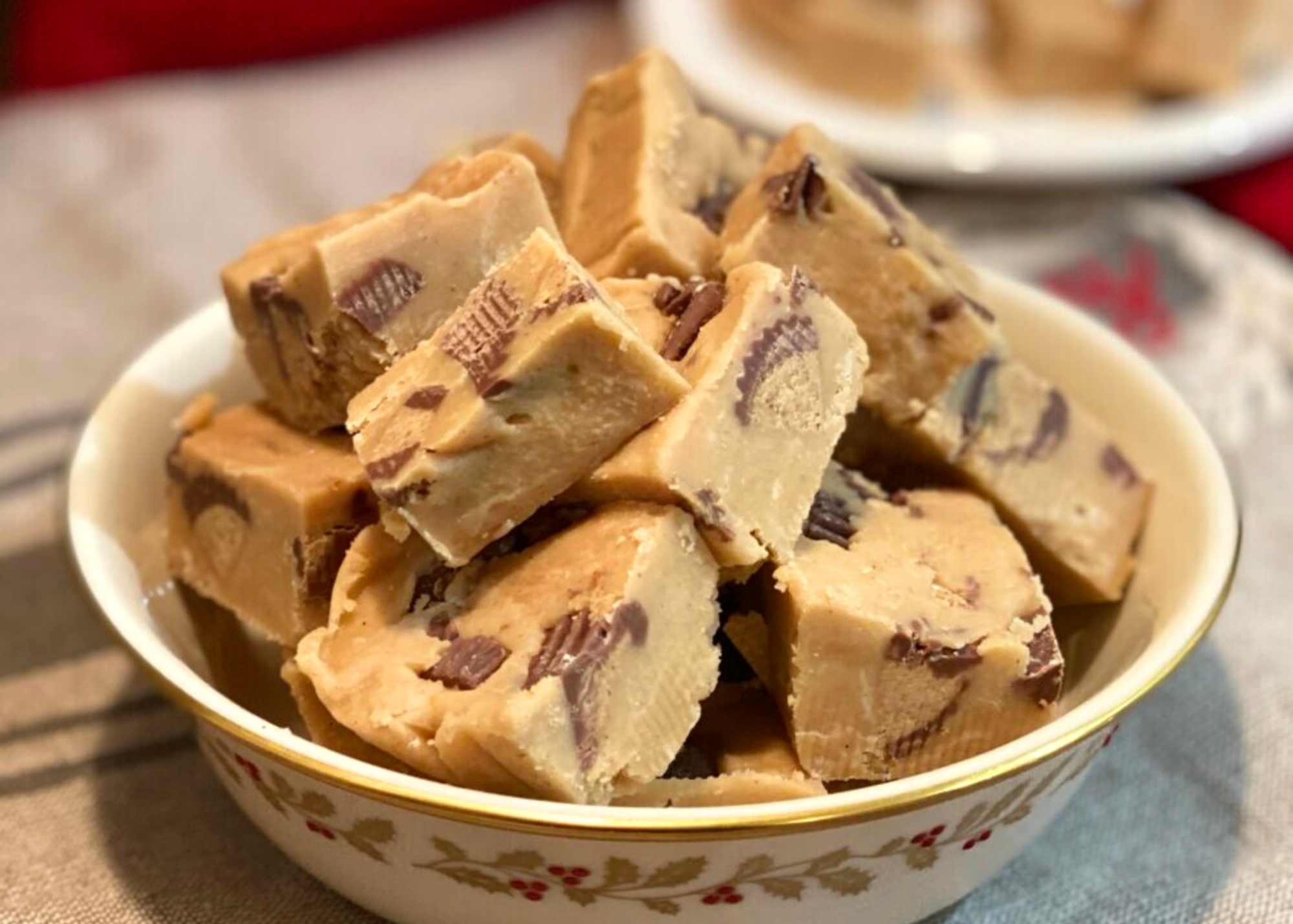 Easy 2 Ingredient Peanut Butter Fudge (with video)