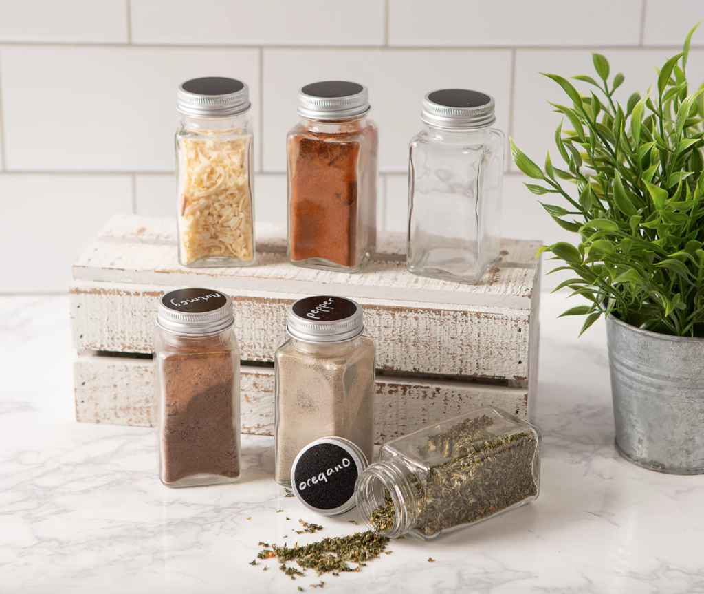 organize your spices clear jars