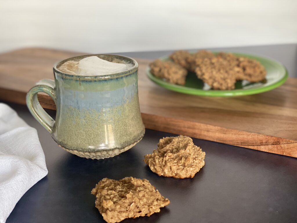 banana and peanut butter breakfast cookies
