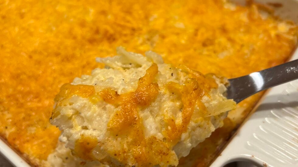 This Cheesy Hashbrown Potato Casserole Recipe Is So Easy Just Jill this-cheesy-hashbrown-potato-casserole-recipe-is-so-easy-just-jill