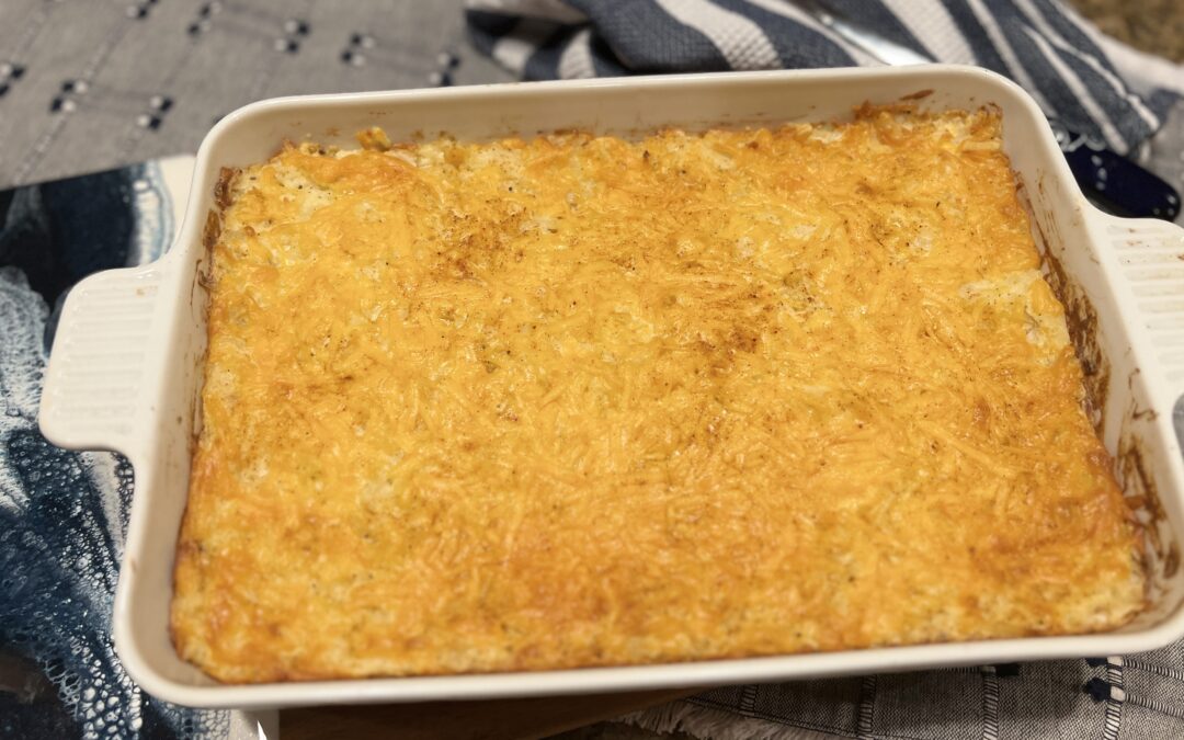 This Cheesy Hashbrown Potato Casserole Recipe Is So Easy!