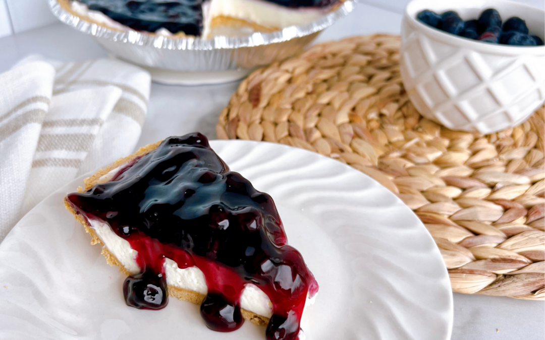 Super Simple No-Bake Blueberry Cheesecake