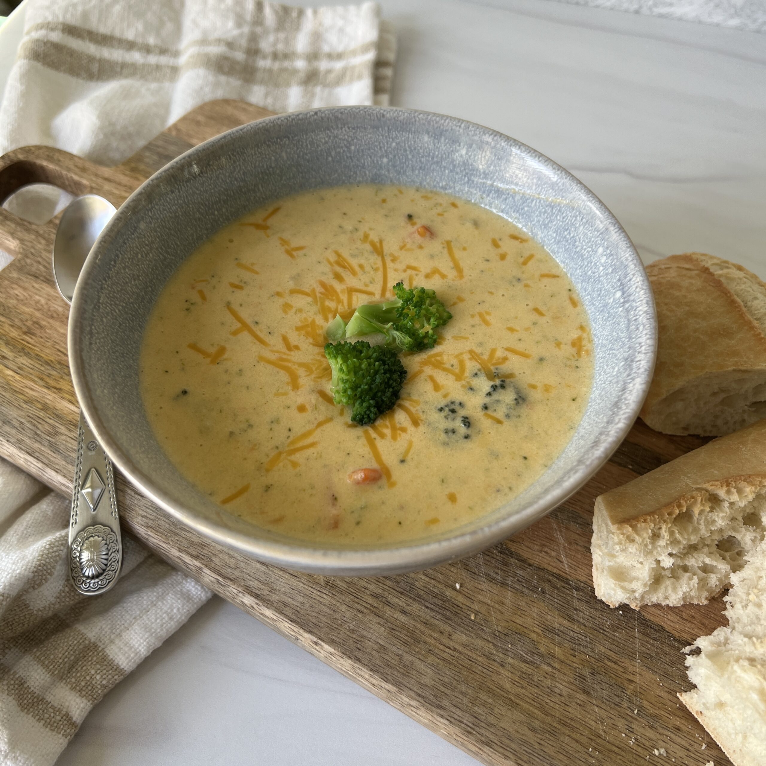 Cheesy Broccoli Soup Just Jill 9627