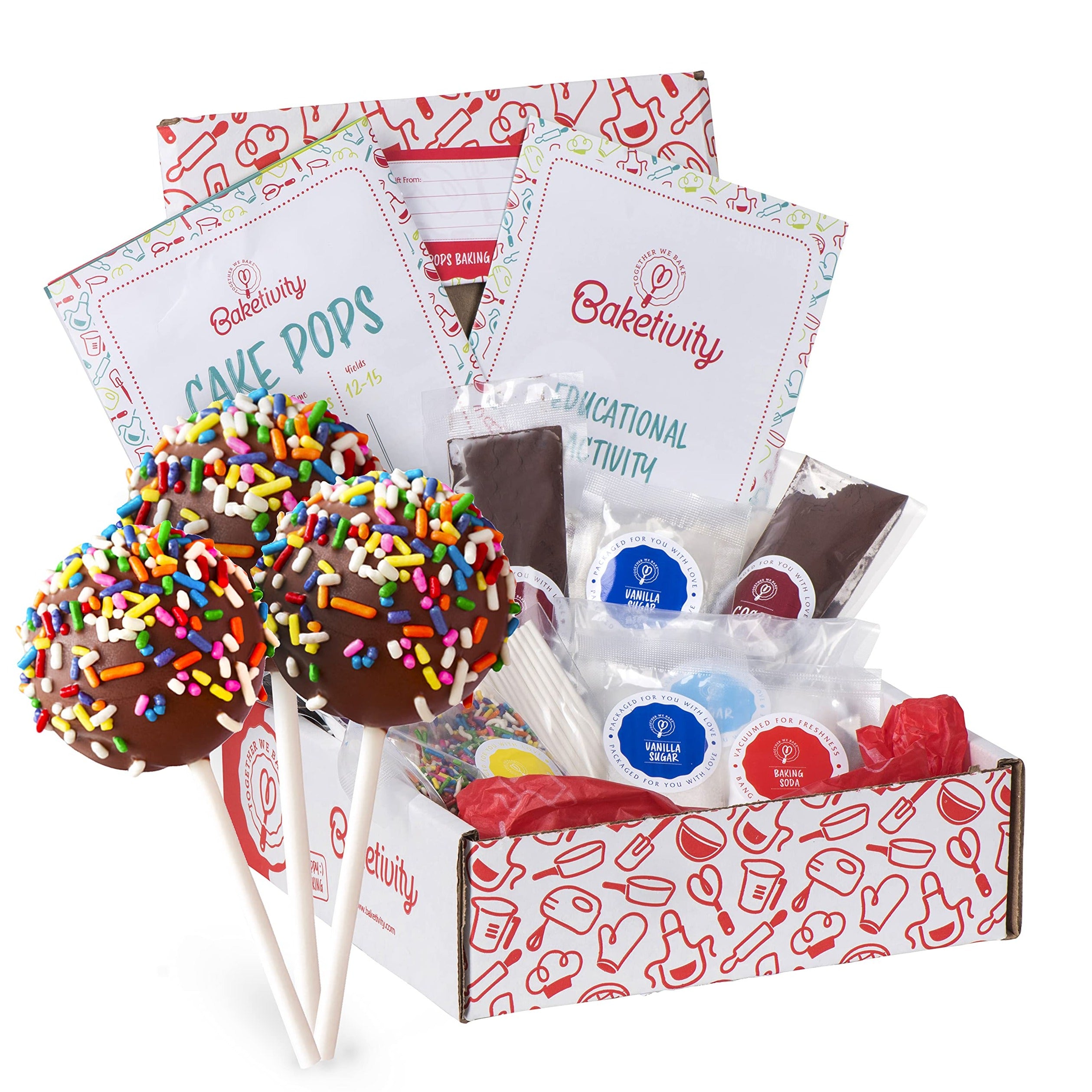 Baketivity 2-Pack Cake Pops and Whoopie Pies Bake Kits