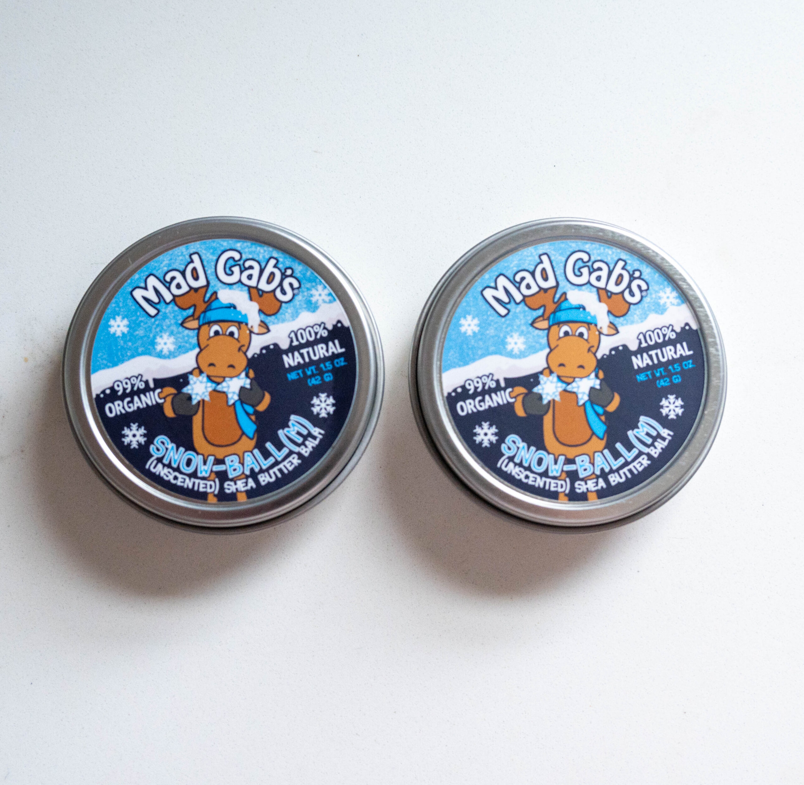 Mad Gab’s Unscented Snow-Ball Balms 2-Pack