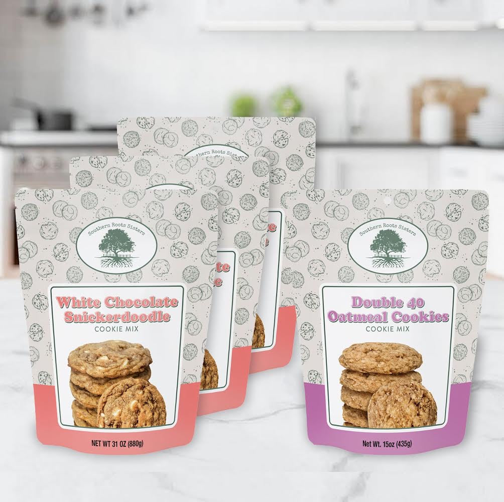 Southern Roots Sisters Gourmet Cookie Mixes Snickerdoodles 4-pack