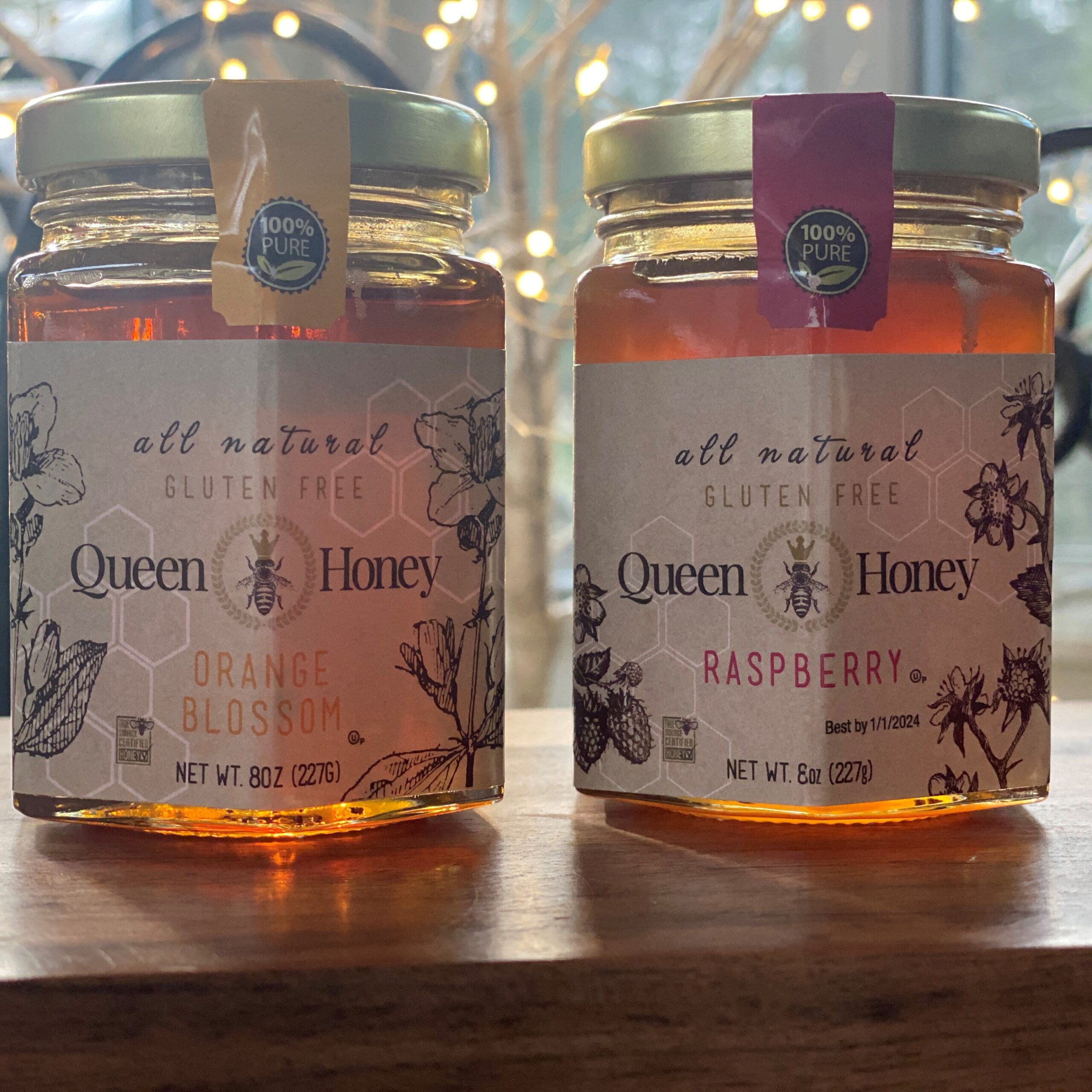 Queen Honey Set of Two 8oz Jars