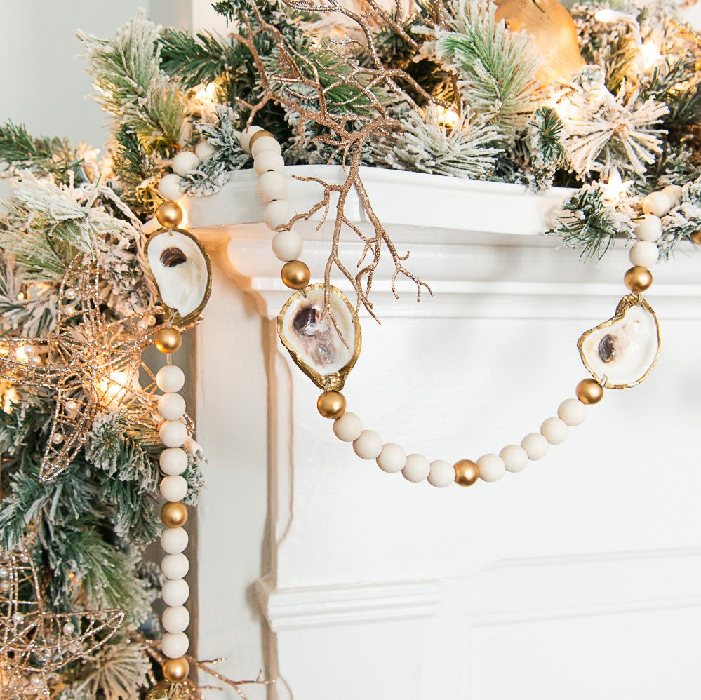 Grit and Grace Studio Gilded Oyster Garland