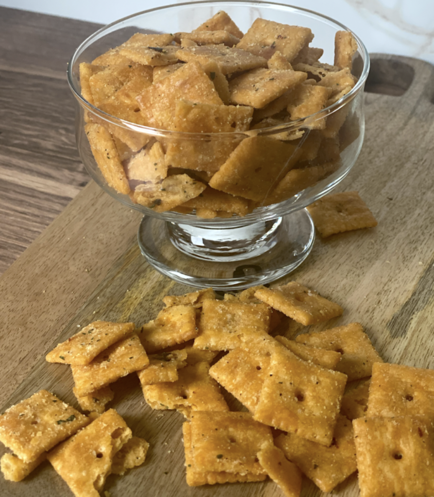 savory and spicy crackers