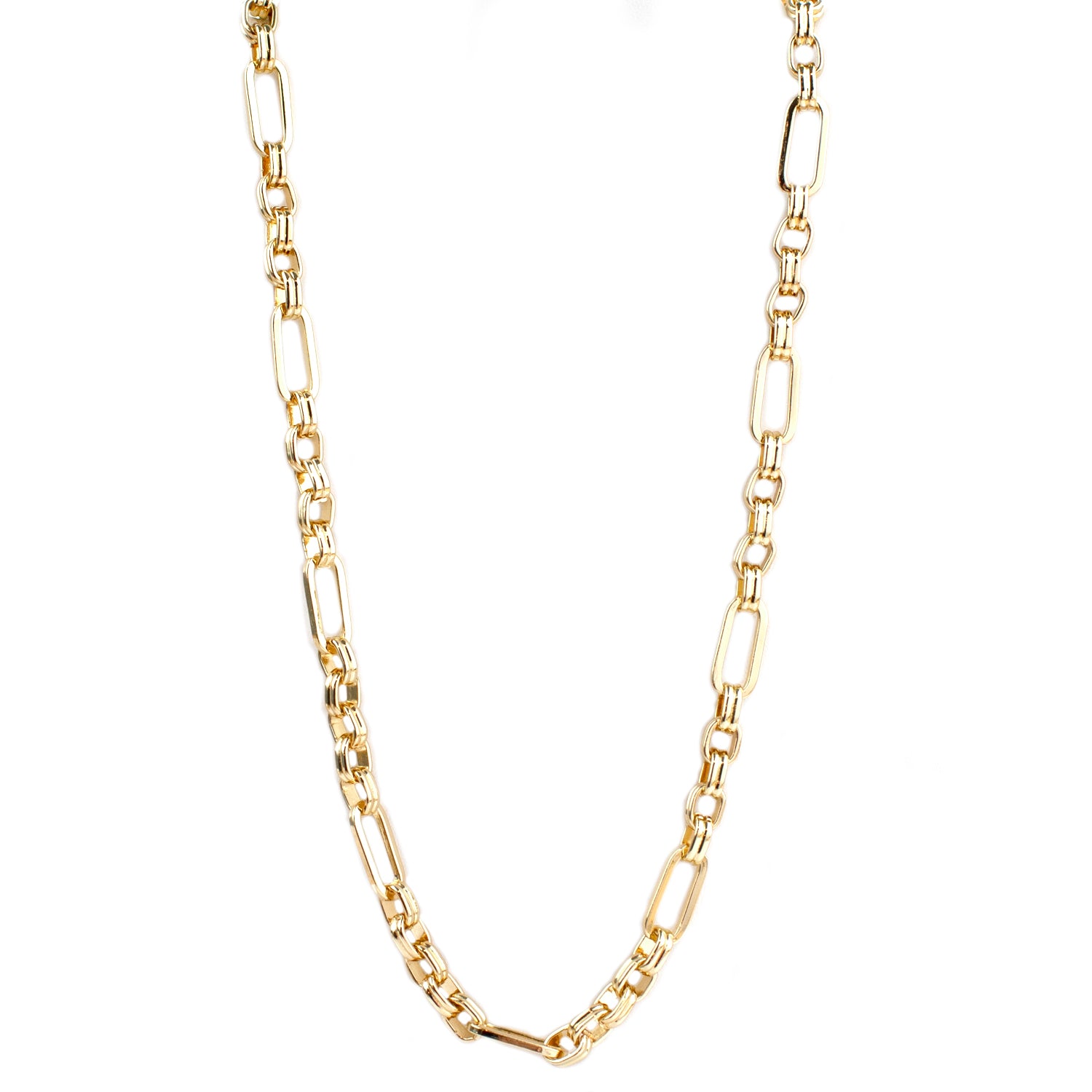 Marylyn Schiff 24″ Cable & Oval Link Necklace