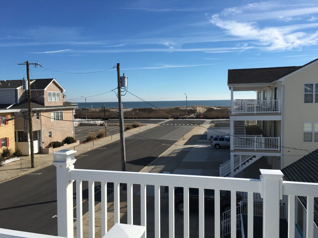 VIEW FROM DECK IN NORTH WILDWOOD, NJ