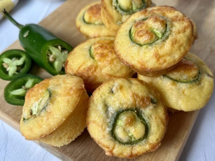 easy jalapeno cheddar corn muffins