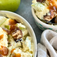 Easy Candy Bar Apple Salad Recipe (With Snickers!)