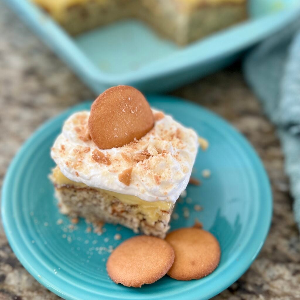 Banana Cream Pudding Cake